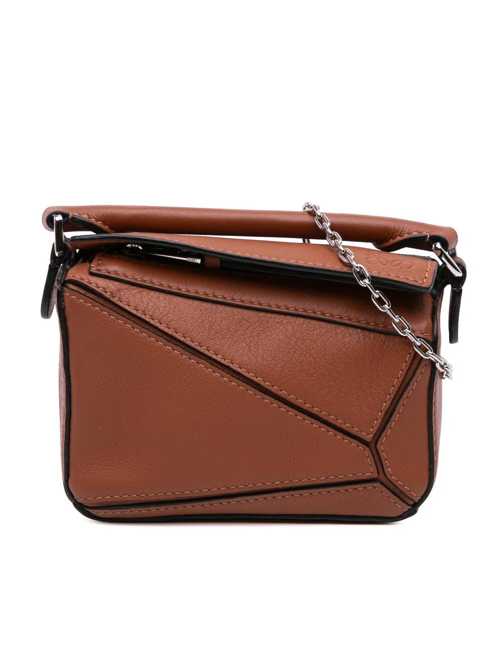 Loewe Nano Calfskin Puzzle Satchel Pre- #359963L98B